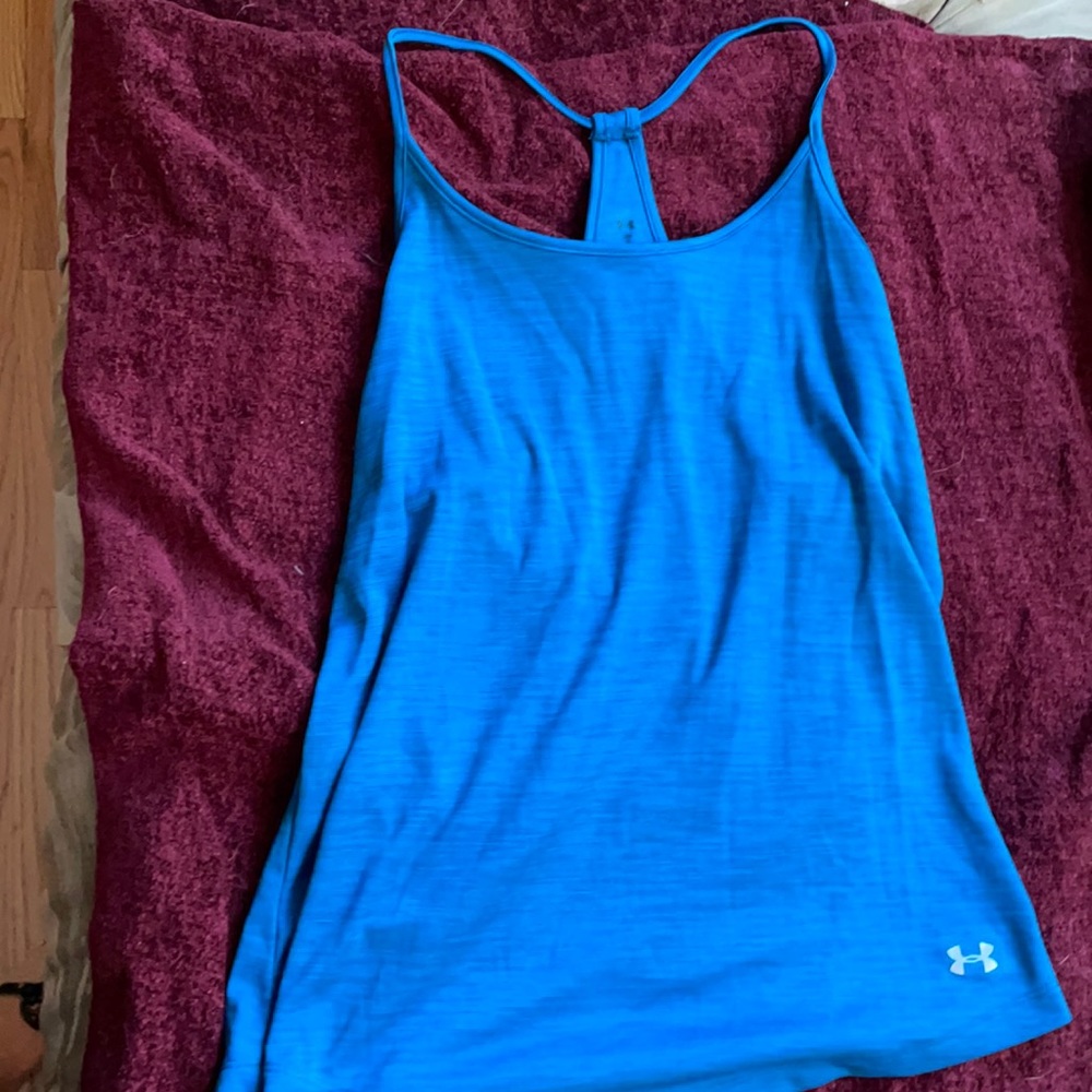 Turquoise under armor tank